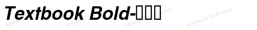 Textbook Bold字体转换